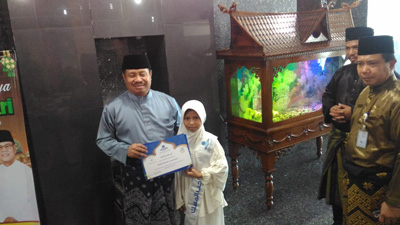 Annisa Azzahrah dan Mitalina Raih Juara Hafiz 2019, ini Ungkapan Bangga Bupati Amril
